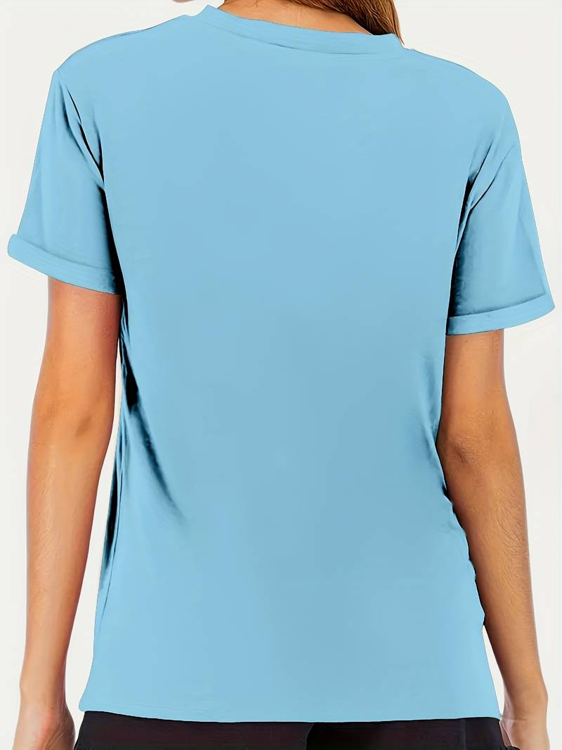 Heidi-Mode – T-Shirt Mit Löwenzahn-Print Und Rundhalsausschnitt